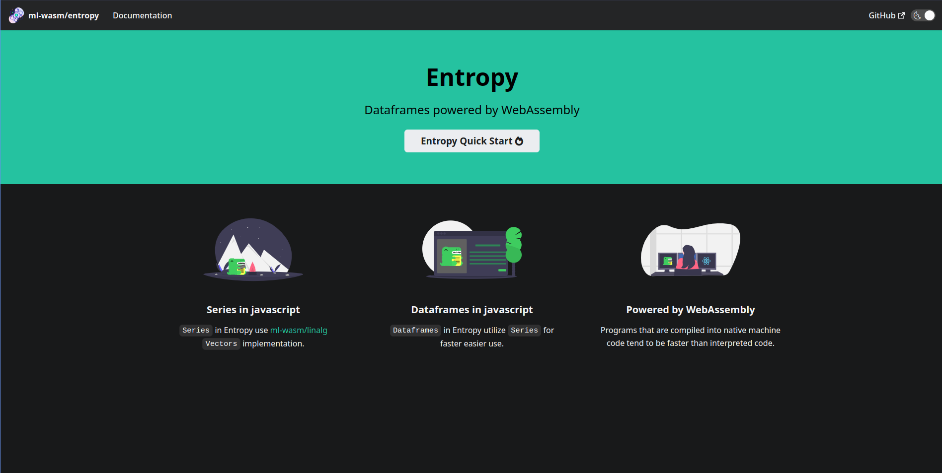 Entropy project screenshot